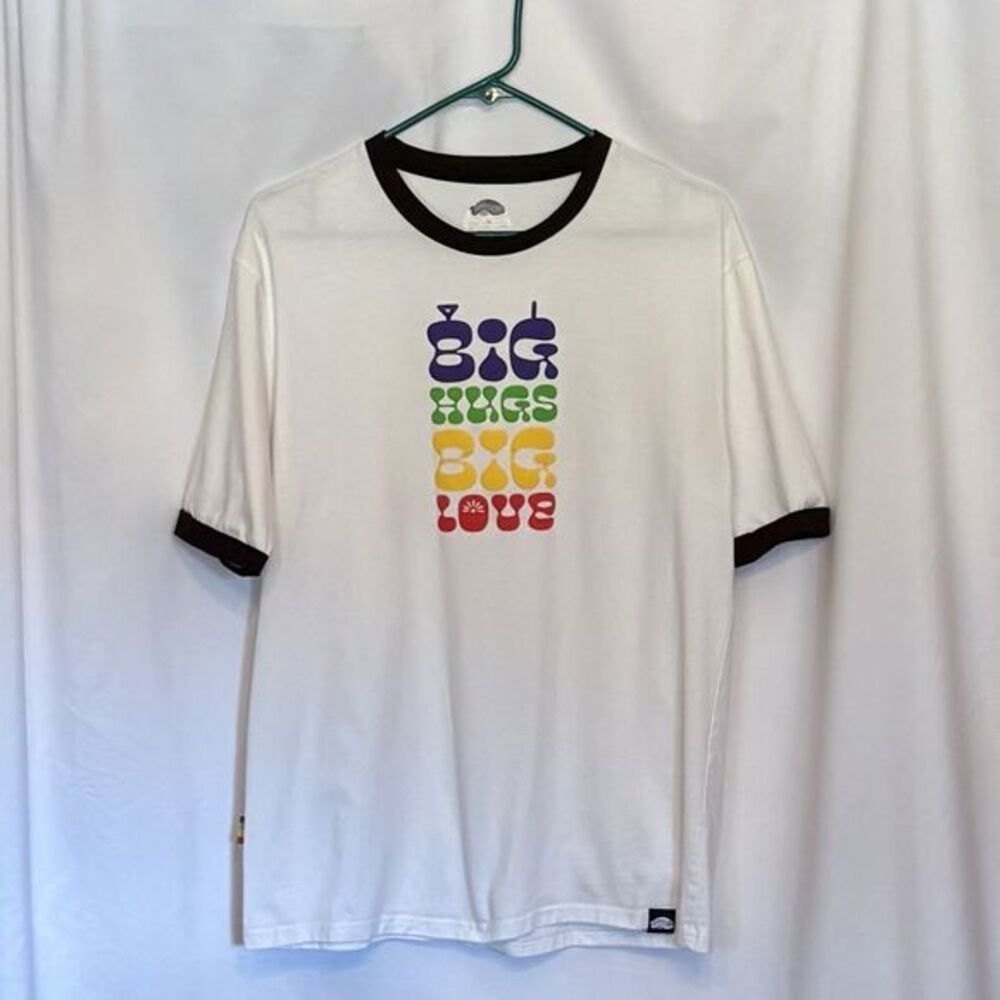 Teletubbies T-shirt Love Pride Short Sleeves White Size Medium White Rainbow